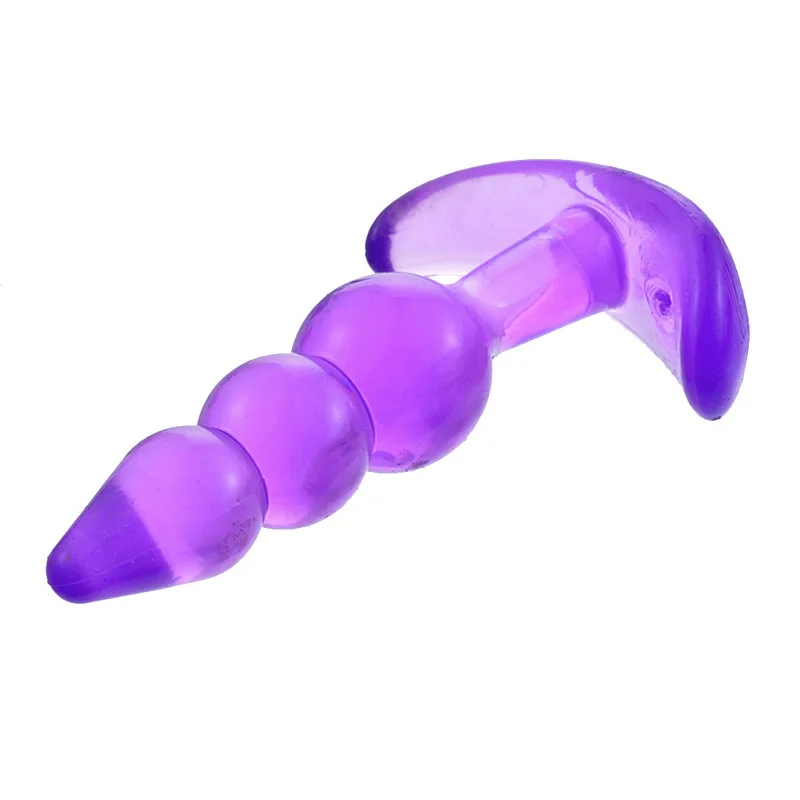 Мягкая силиконовая Анальная пробка для мужчин бусы Эротическая простата