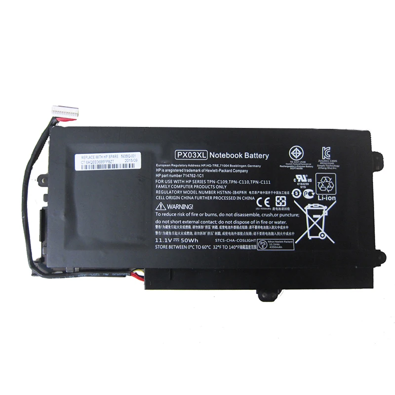 PX03XL Аккумулятор для ноутбука HP ENVY TOUCHSMART M6 K010dx Envy k022dx HSTNN LB4P 714762 1C1 TPN C109 C110