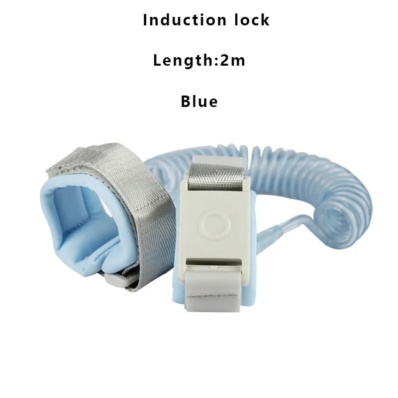 Induction lock Анти-потерянный соединитель на запястье поводок для ребенка безопасности жгут бандаж для беременных веревка открытый ходьба ручной ремень браслет анти-потеря детей - Цвет: Induction lock