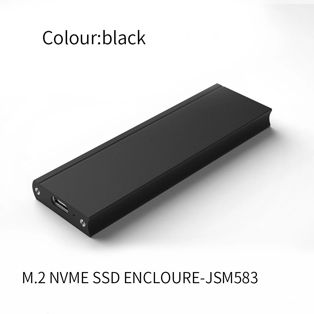 USB 3.0 SSD Case M.2 NVME SSD to Type C Hard Disk Case M2 2230-2280 External Hard Drive Enclosure For NVME SSD JSM583 Chip