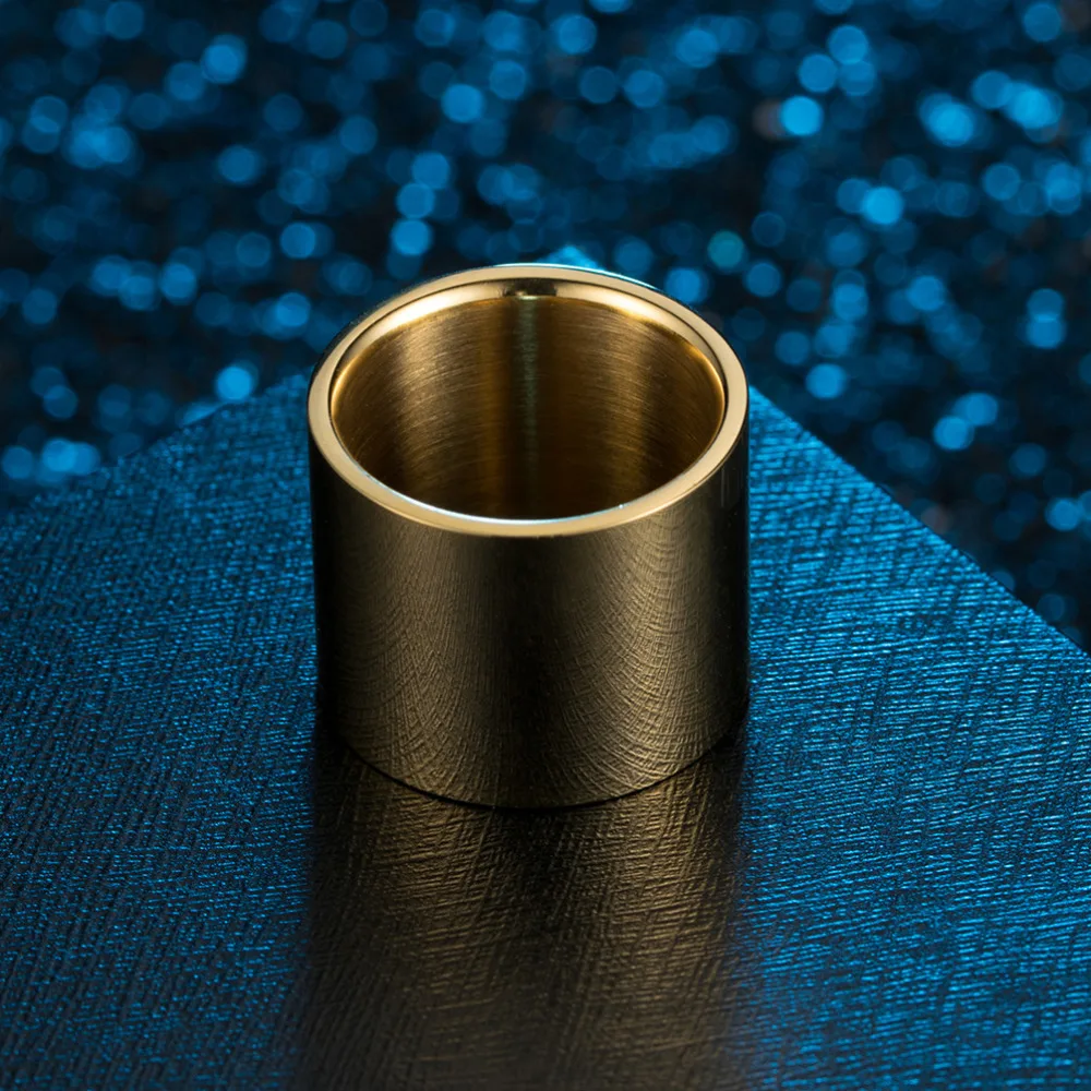 Мужское длинное кольцо из нержавеющей стали 4 цвета | Украшения и аксессуары