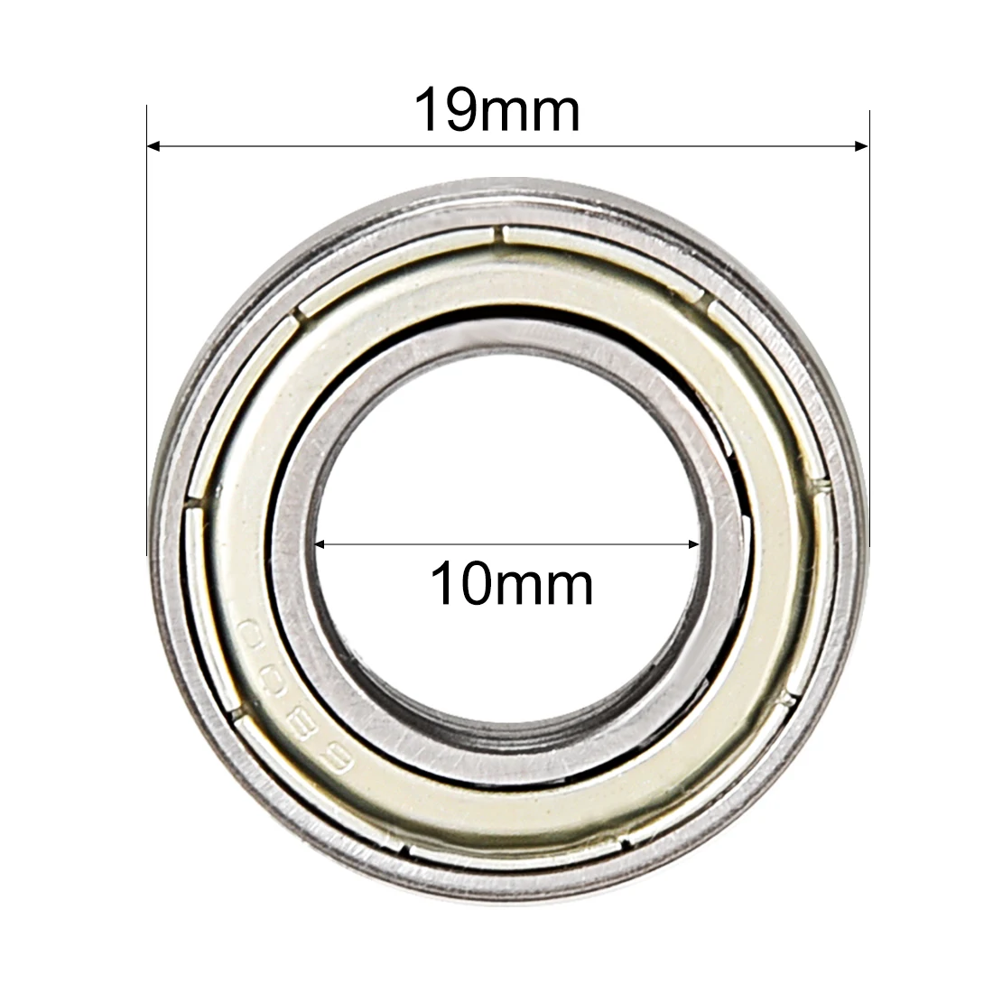 

uxcell Deep Groove Ball Bearing 6800-6805 Double Shield/Sealed Carbon Steel Bearings 6800ZZ (2Qty)