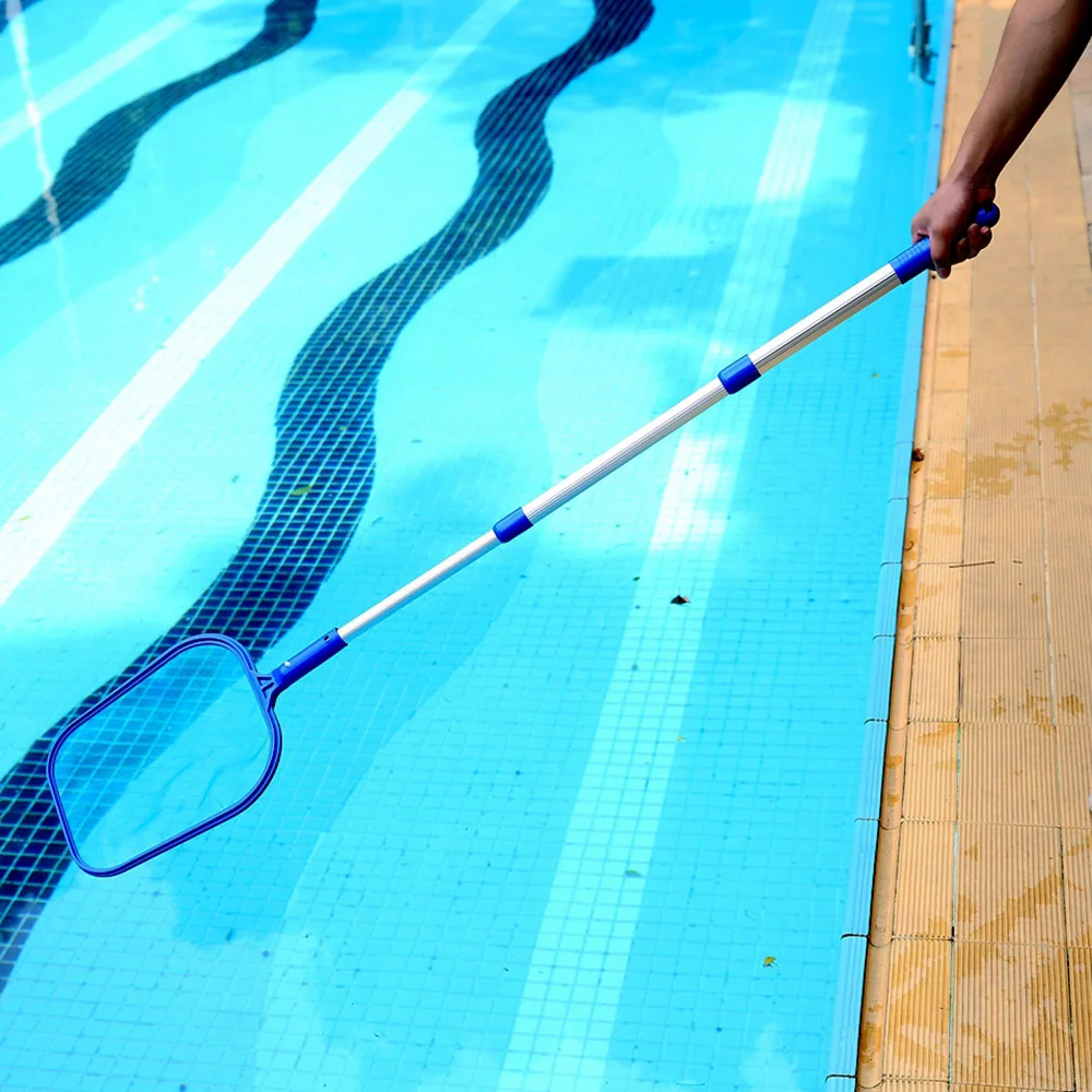 Swimming Pool Skimmer Net Rubbish Cleaning Rake Mesh Leaf Nets Deep Bag All Kinds Pools Use Expansion Accessories | Спорт и