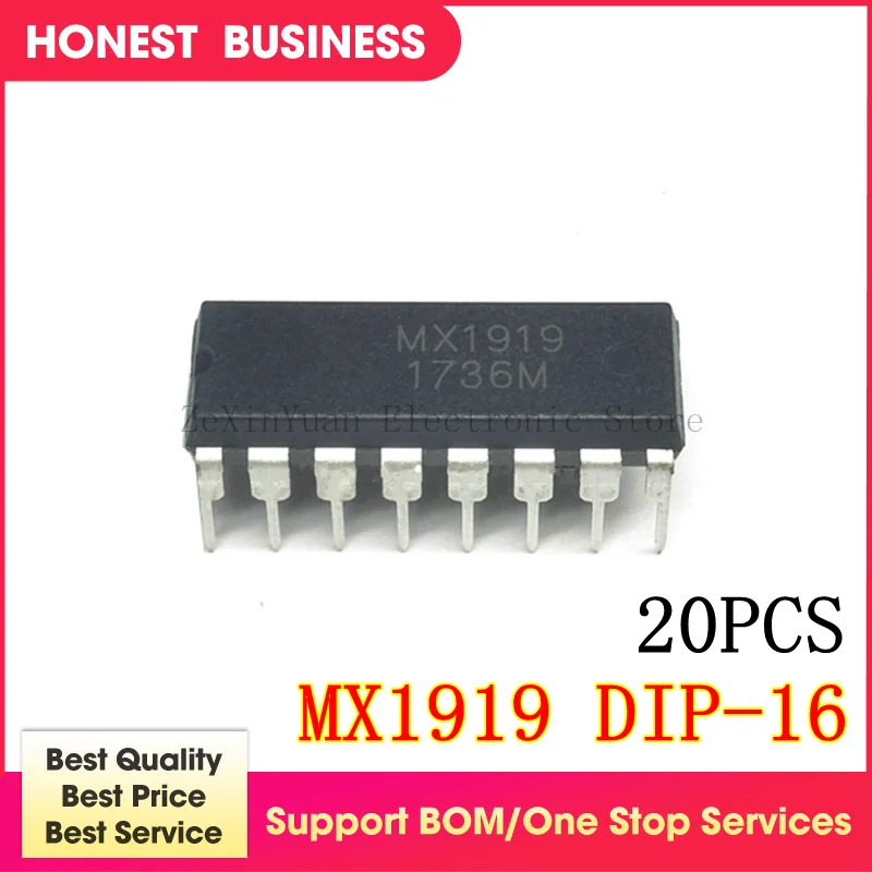 

20 шт./лот MX1919 MX 1919 DIP-16 в наличии