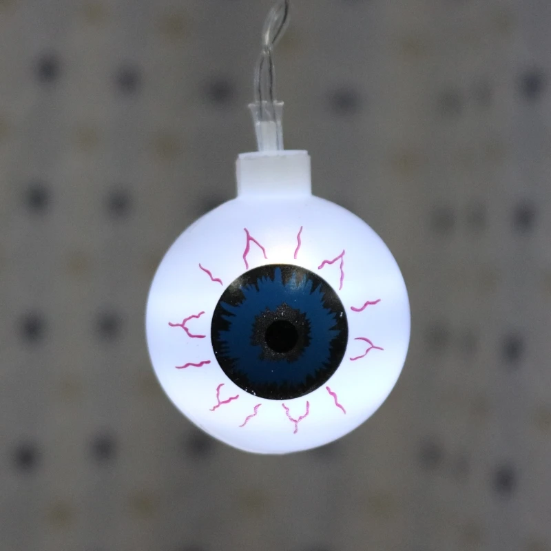 

3.5M 96 LED Halloween Curtain Light Strings Eyeball Style Holiday Lighting Bedroom Living Room Halloween Atmosphere Decoration