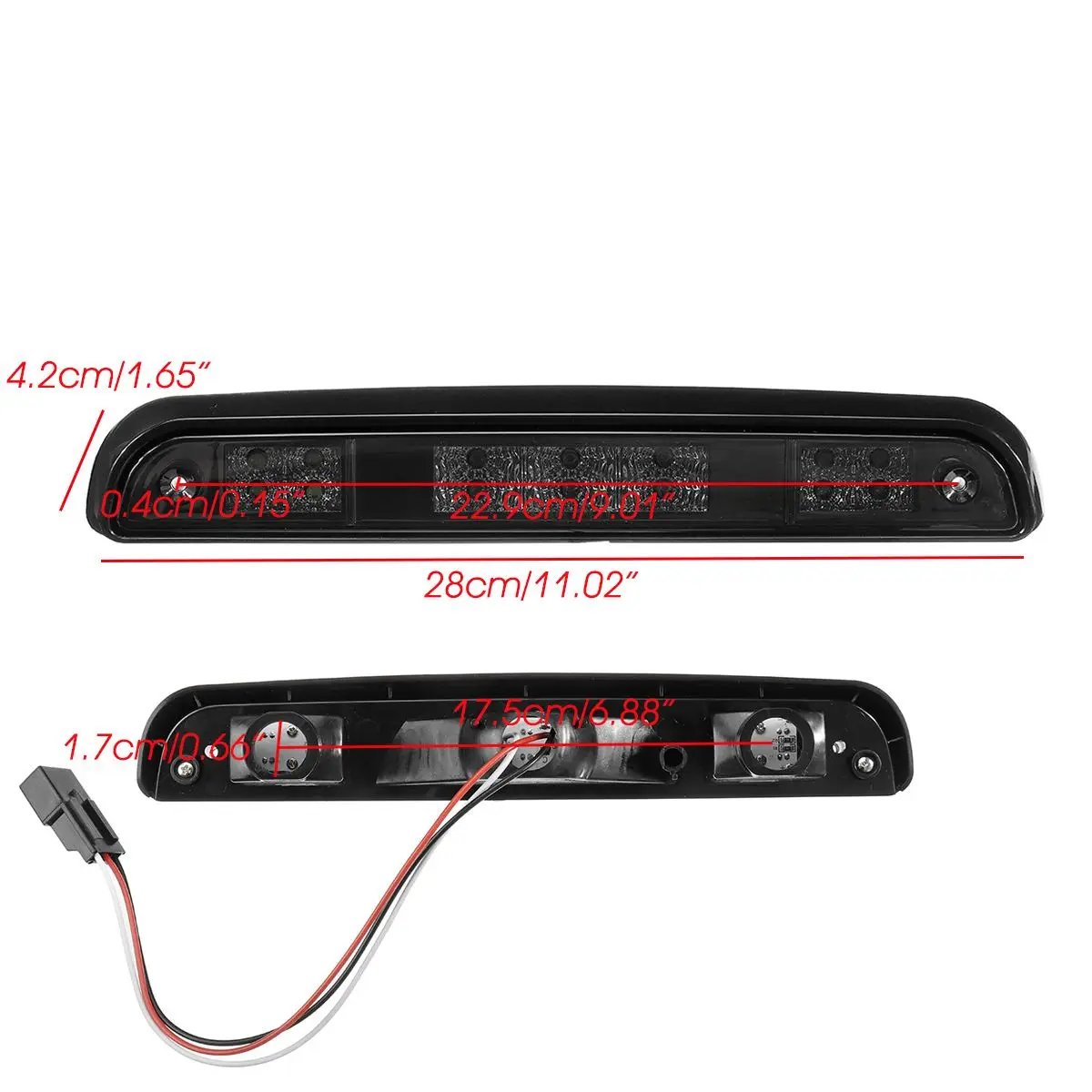 

LED 3rd Brake Light Car Third Rear Stop Lamp 12V For Ford Bronco 1992-1996 F150/F250/F350 1994-1997