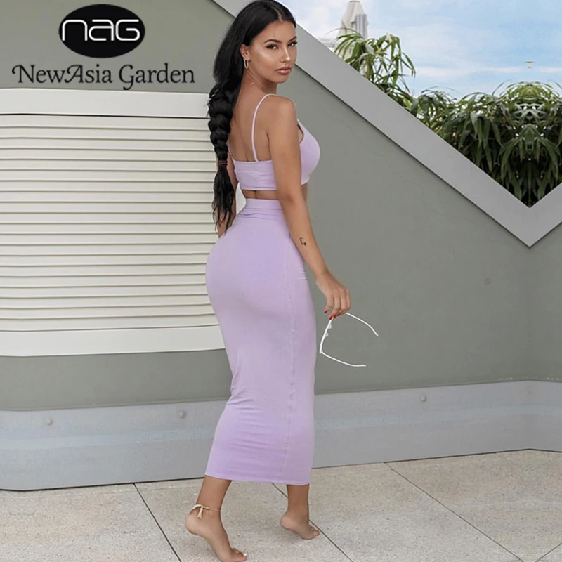 

NewAsia Garden 2 Layers Maxi Dress Long Pink Bodycon Dress Women Elegant Autumn Sexy Dress Winter Party Dresses Ladies Club Wear