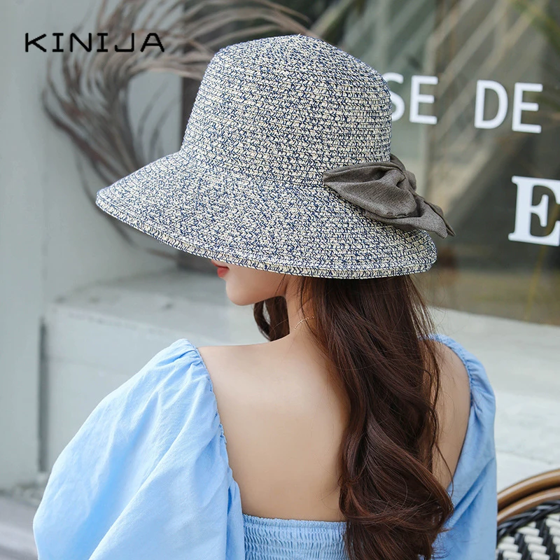 Корейская популярная универсальная Панамская Плетеный соломенный головной убор