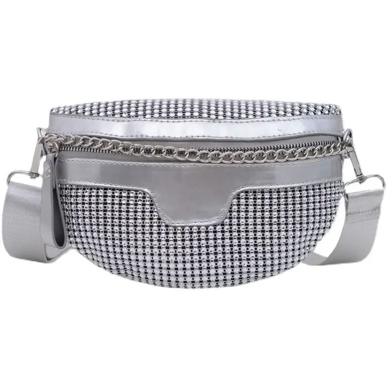 

Brand Waist Pack Diamond Studded Women's Belt Bag High Quality Chest Bag Luxury Waist Bag Designer Crossbody Bags Fashion Purse