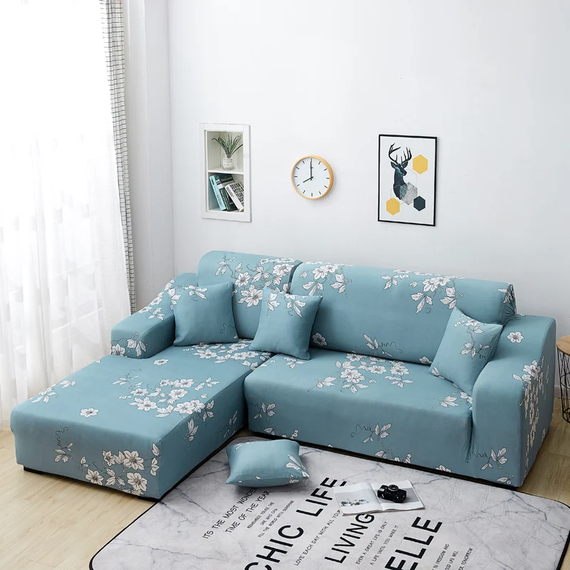 Новый L форма d стрейч диван Чехлы для мебели протектор полиэстер Loveseat диване
