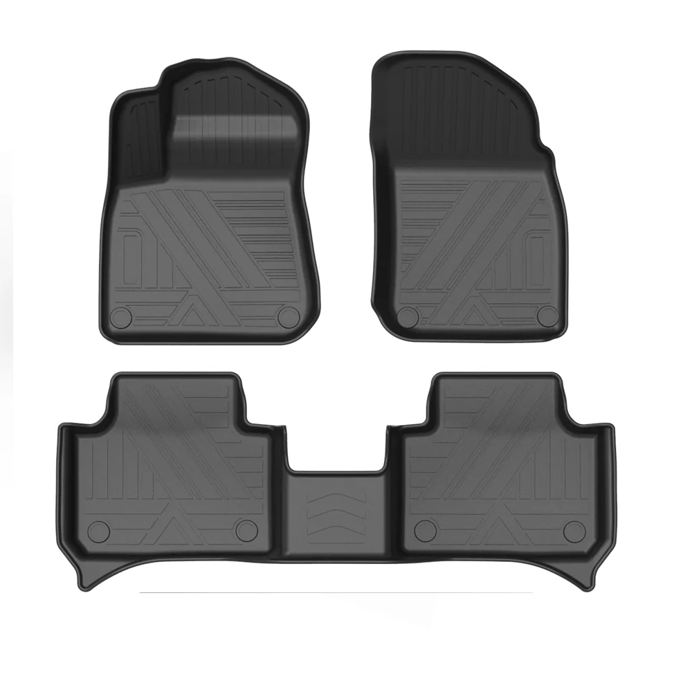 

Porsche Cayenne Custom Car All-Weather TPE TPO Floor Foot Mat Black Full Set Trim to Fit For Coupe 2018 2019 2020