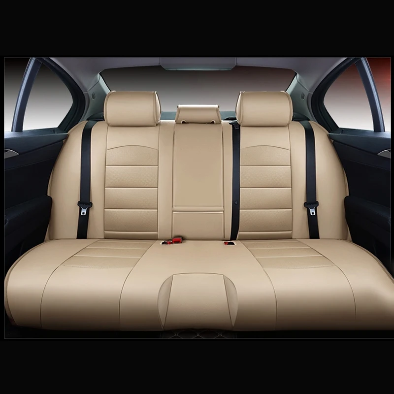 AutoDecorun 15 шт./компл. перфорированные чехлы из воловьей кожи для сидений Peugeot 407