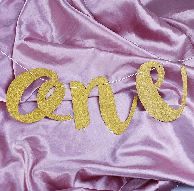 1 Набор креативный Блестящий баннер номер один для девочек и мальчиков высокий