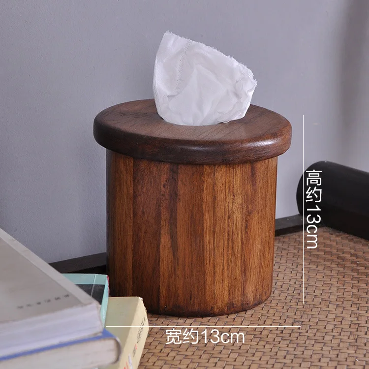 

Thailand Crafts New Tissue Box Creative Living Room Bathroom Wooden Tissue Box Paper Extraction Box