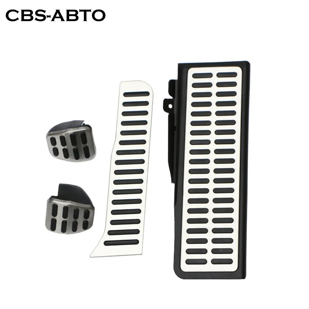 Накладки на педали CBS ABTO для автомобиля из нержавеющей стали Skoda Octavia A5 Volkswagen VW Golf 6