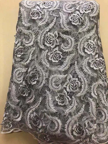 Новая французская сетчатая кружевная ткань 2020 Высококачественная африканская