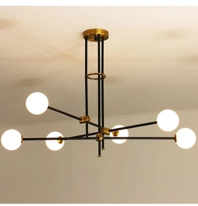 Дизайнерский пост современный стеклянный шар Глобус светодиодный подвесной