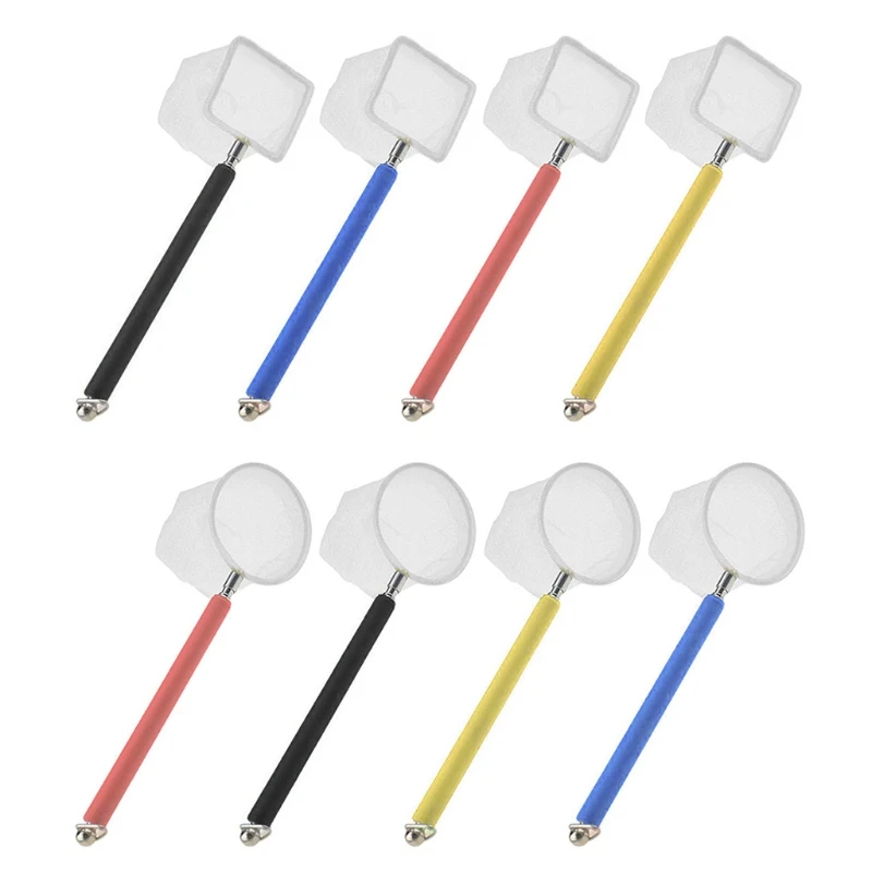 

Aquarium Retractable 3D Stainless Steel Fishnet Pocket Shrimp Catching Fish Tank Cleaning Net Round / Square Shape D7WE