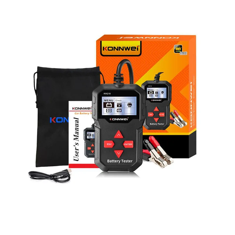 

1 Pcs Car Battery Tester 12V 100 to 2000CCA 12 Volts Battery tools for the Car Quick Cranking Charging Diagnostic