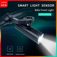 bike high brightness front light smart sensor auto tun on of 1200 lumens ipx6 road mbt cycling light with gopro adapter