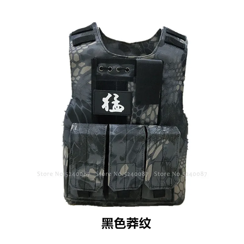 Детский Тактический пуленепробиваемый жилет армейский солдат костюм для