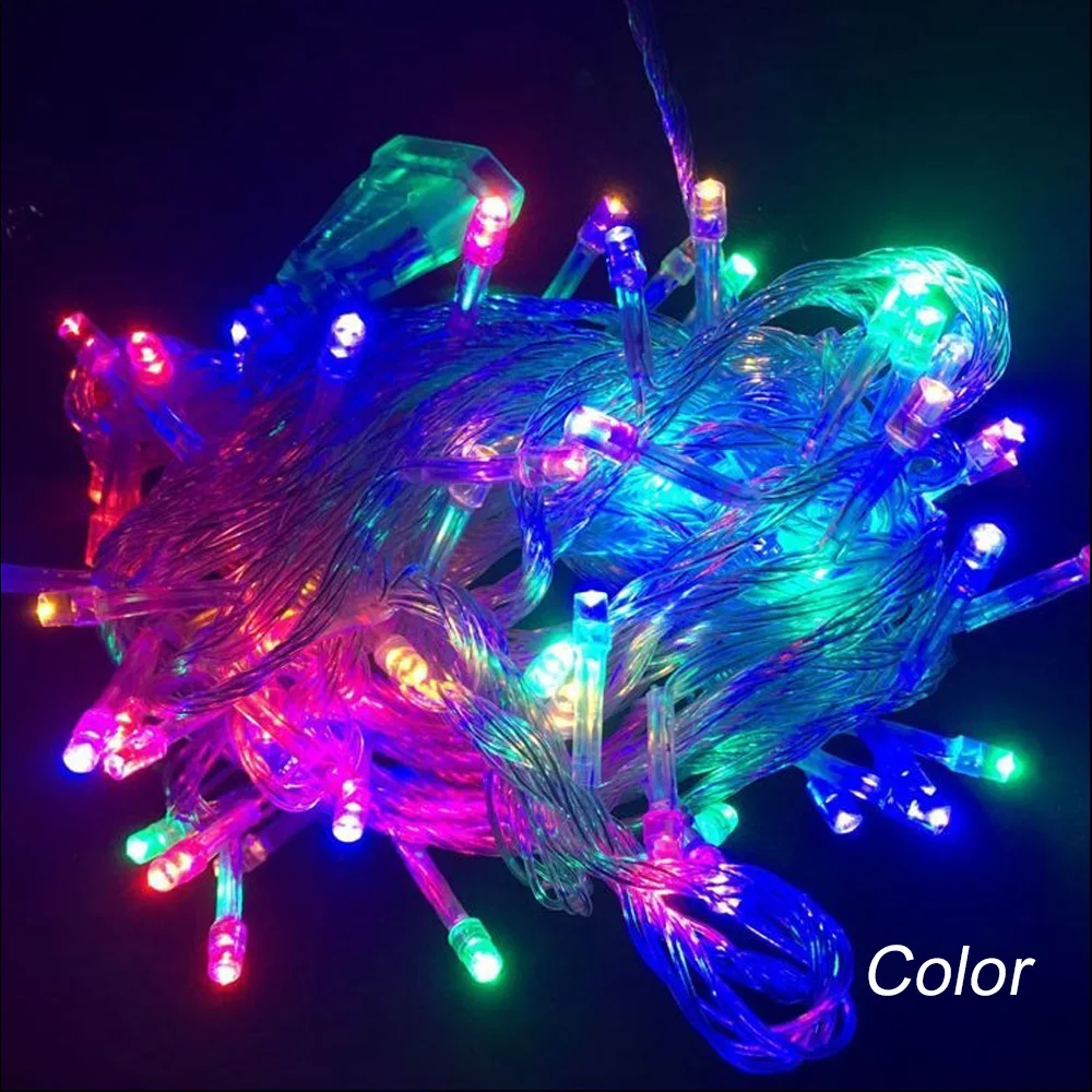LED String Led Fairy Lights 10M 100LED Landscape Lamp Outdoor Wedding Xmas Decor Starry Romantic 110V Festivals | Лампы и освещение