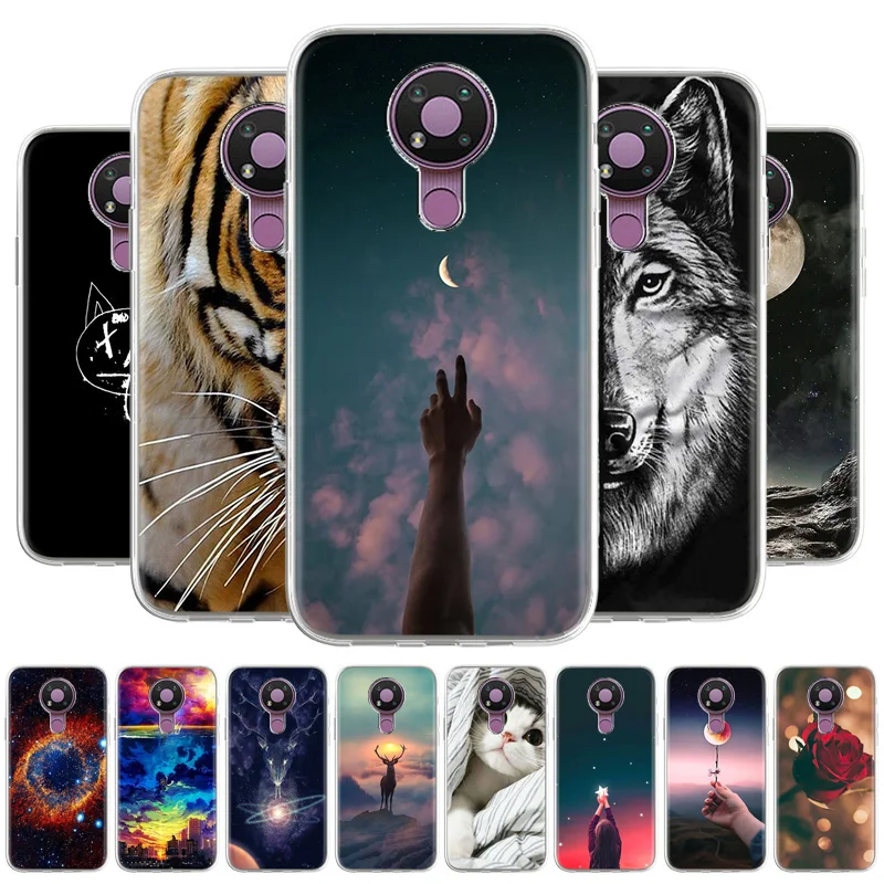

Soft Back Cover For Nokia 3.4 Case Silicone Phone Case on For Nokia 3.4 Nokia3.4 Cases For Nokia 3.4 TA-1288 TPU Bumper Bags