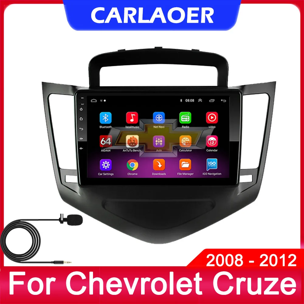 Android 10 мультимедийный плеер для Chevrolet Cruze J300 2009-2015 GPS Navi 2din автомобильный