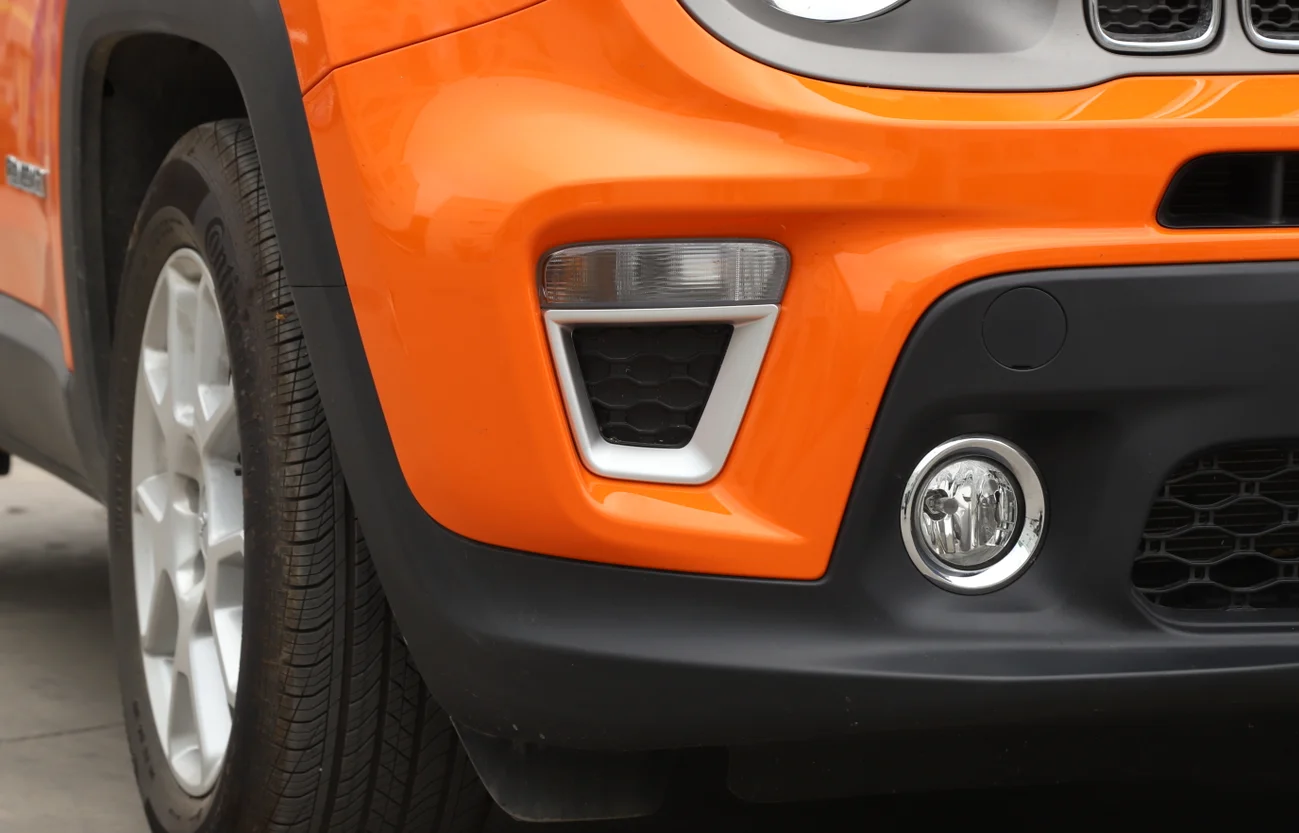 Серебристый ABS передний Поворотники боковые Светильник лампы Накладка для Jeep