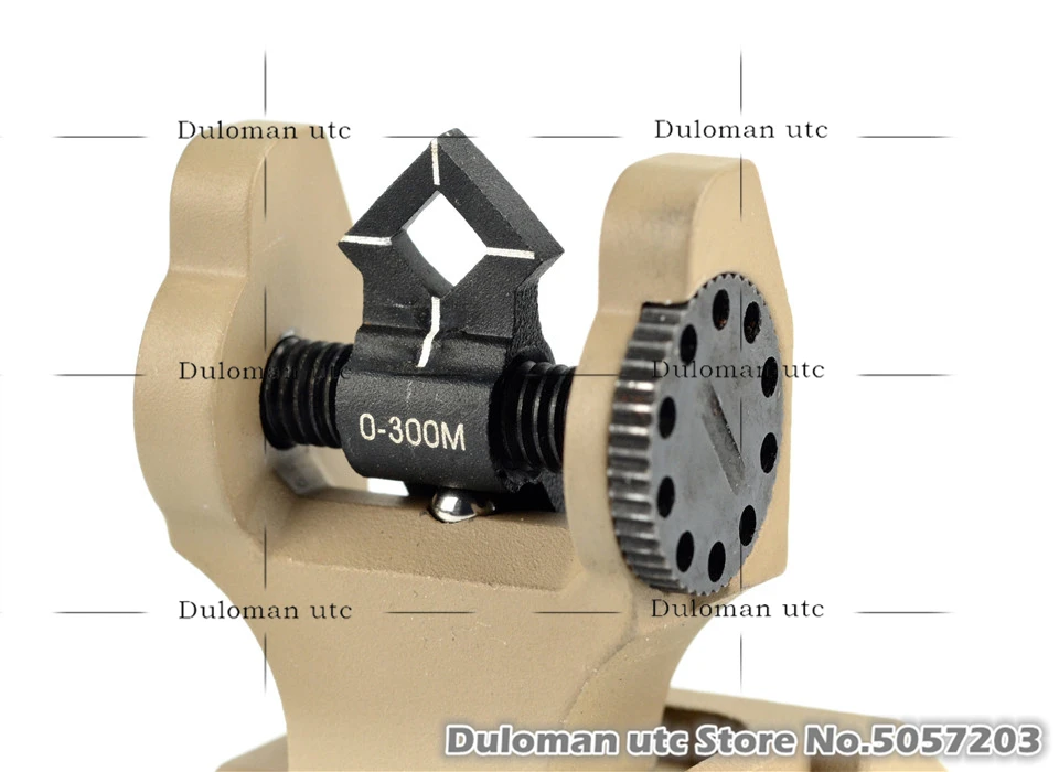 Duloman utc Troy Di-Optic Aperture складной задний бой смотреть страйкбол AR-15 M4 откидной тактический складной задний резервный Железный прицел