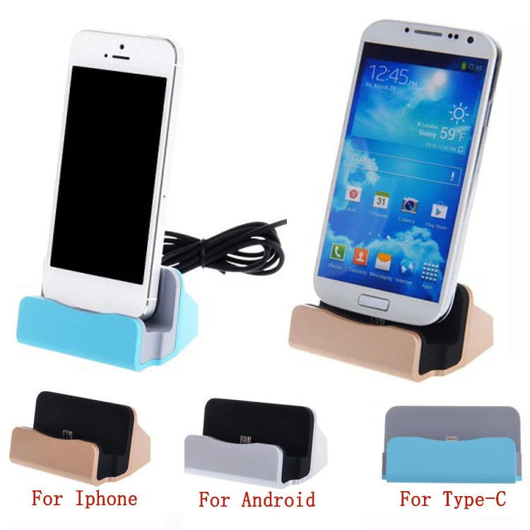 

Базовая подставка для зарядного устройства для iPhone X, 8, 7, 6, USB-кабель для Xiaomi, Android, Тип C, держатель-подставка для Samsung, базовая док-станция для ...
