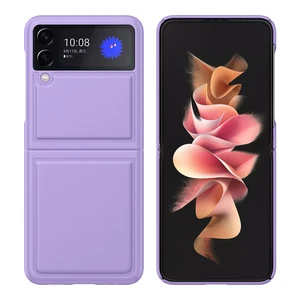 Anti-Fingerprint Leather Phone Case for Samsung Galaxy Z Flip 3 5G Flip
3 Drop Protection Matte Feeling Cover Coque