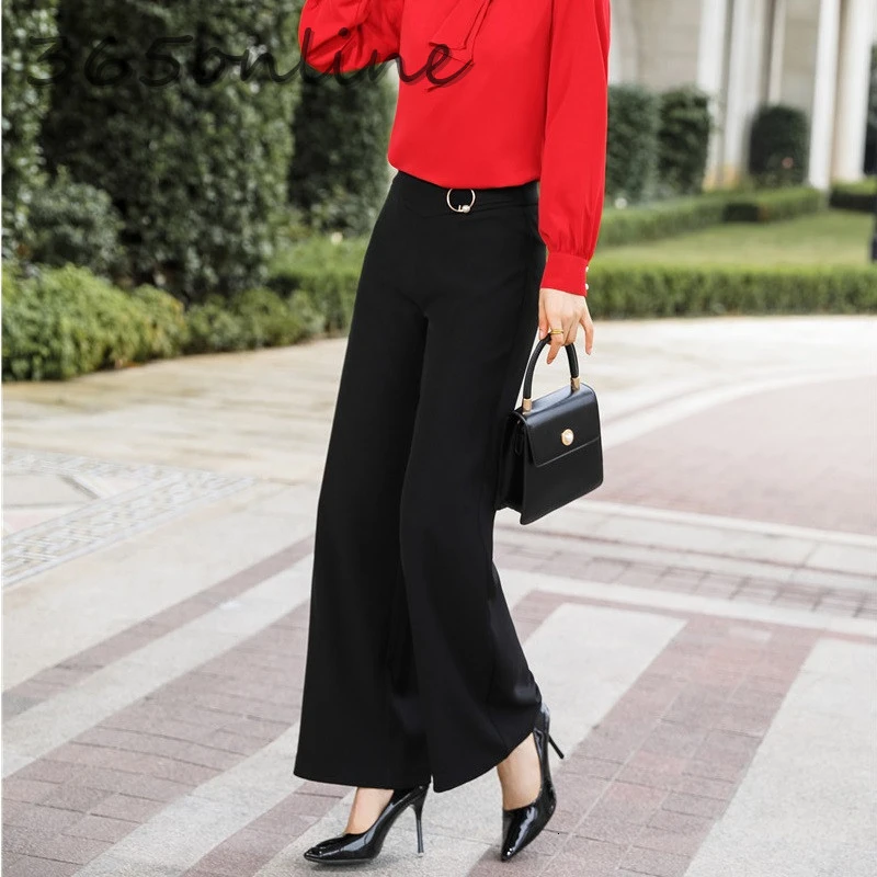 Брюки Капри женские осенне зимние облегающие расклешенные|Брюки| |