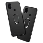 Чехол для ZTE Blade A51, чехол красного, синего, черного цветов, классическое кольцо на палец с вращением на 360 градусов, мягкий силиконовый чехол для ZTE Blade A51, чехол