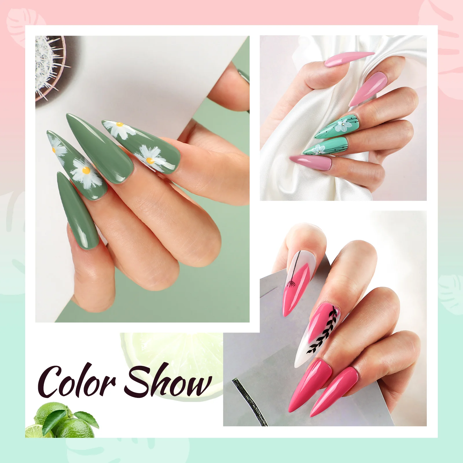 Набор для маникюра COSCELIA с УФ-лампой и гель-лаком | Красота здоровье