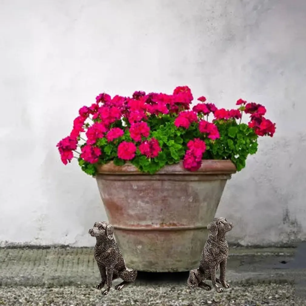 

Potty Feet Animal Statue Plant Pot Feet Planter Riser Hand Painted Bronze Finish Fun Planter Holder Feet