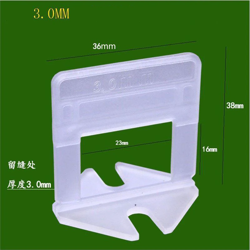 100 шт. зажимы/основание для выравнивания плитки толщиной 3 12 мм 0 мм|Детали