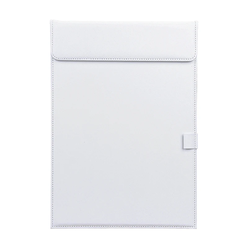 

PU Leather Document File A4 Paper Holder Clip Board Office Clipboard With Pen Slot Business Supplies Portfolios Pad Messager