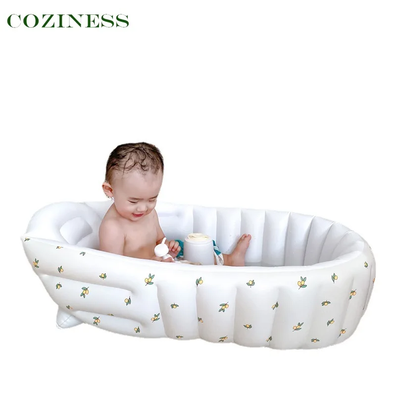 

COZINESS Baby Tubs Print PVC Inflated Collapsible Home Indoor Swimming Pool Unisex Portable New Hot Falsh Sale Kid Bathtub