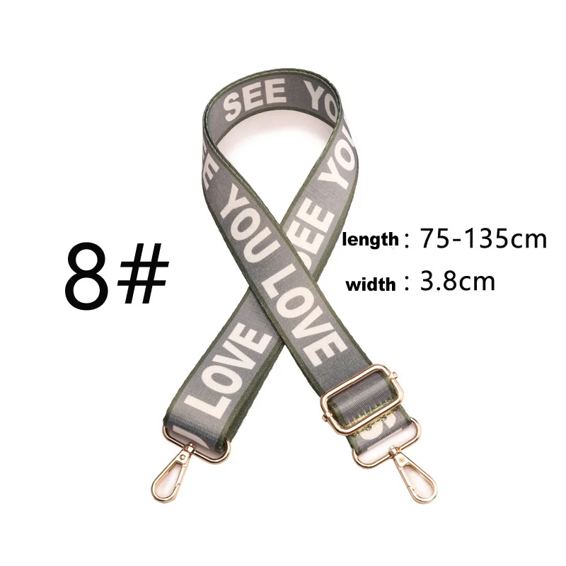 Модная Регулируемая лямка для женщин цветной ремень на плечо Дамский саквояж