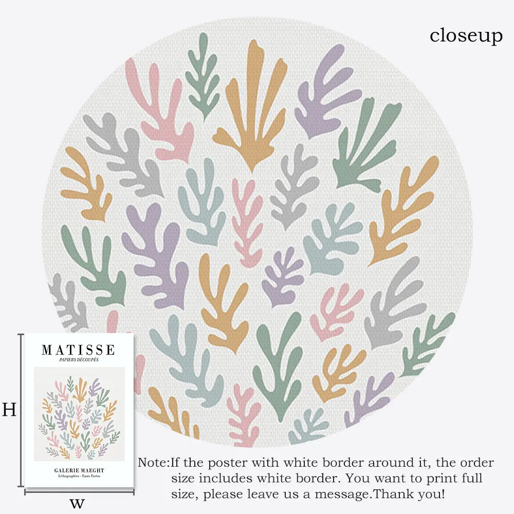 Минималистичный плакат Matisse датская Пастельная Художественная печать
