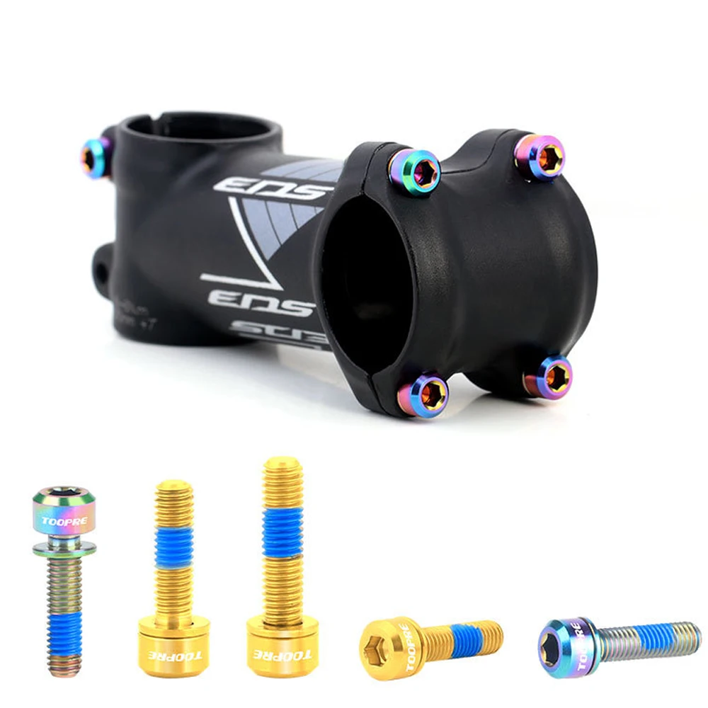 2 шт. крепежные болты из титанового сплава для велосипеда 3 цвета | Спорт и