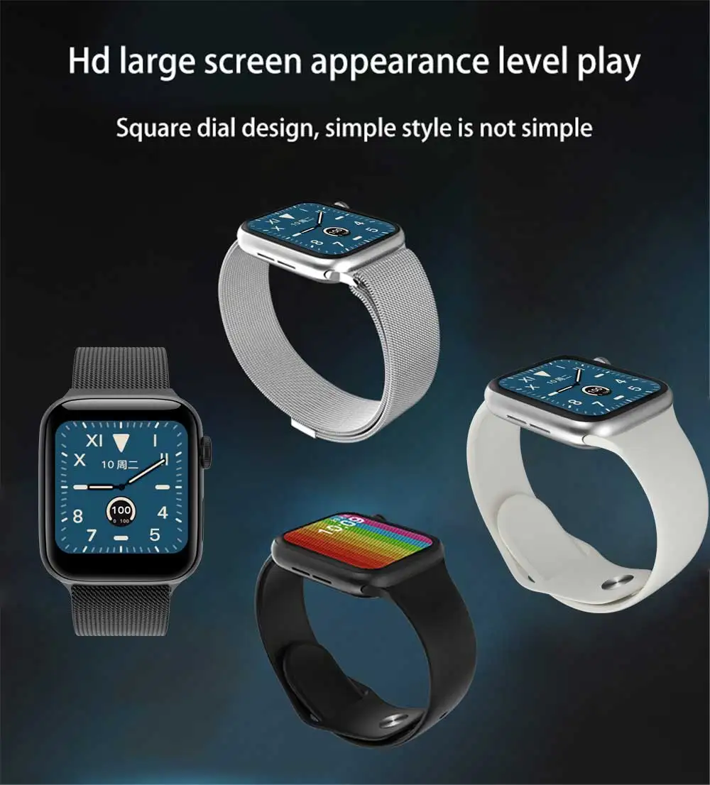 W68 Смарт часы Bluetooth серии 5 фитнес трекер браслет монитор сердечного ритма iwo 15 lite