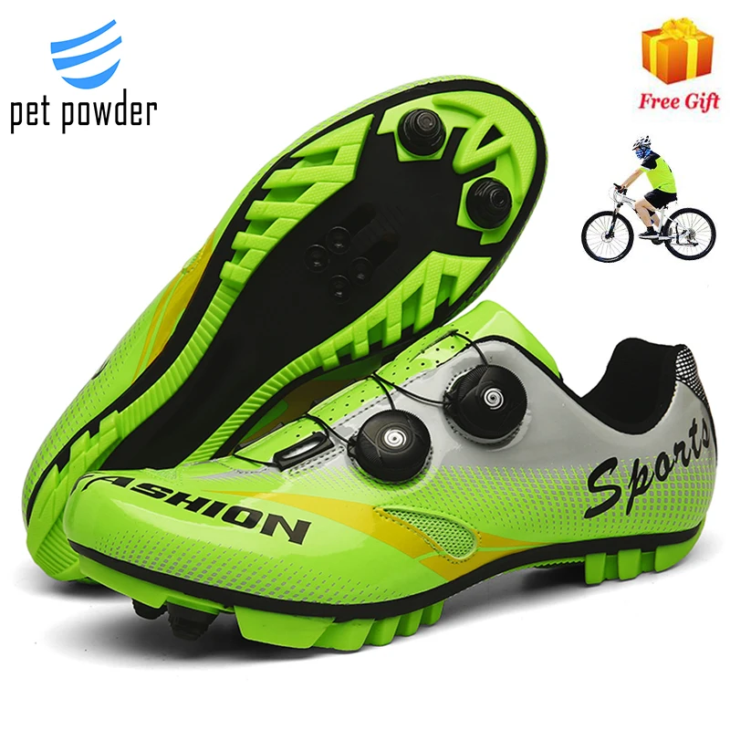 

Men's Road Cycling Shoes Women's Mountain Bike Self-Locking Cycling Shoes Lightweight Breathable Non-Slip Cycling Shoes