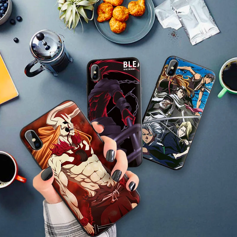 Чехлы для iPhone XR XS Max X 6 6S 7 8 Plus Bleach мягкая IMD задняя крышка телефона