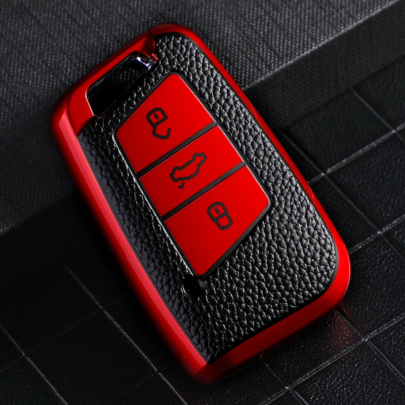 

TPU Car Key Case Cover For Volkswagen VW Magotan Passat B8 Skoda A7 Variant Superb keychain Protect