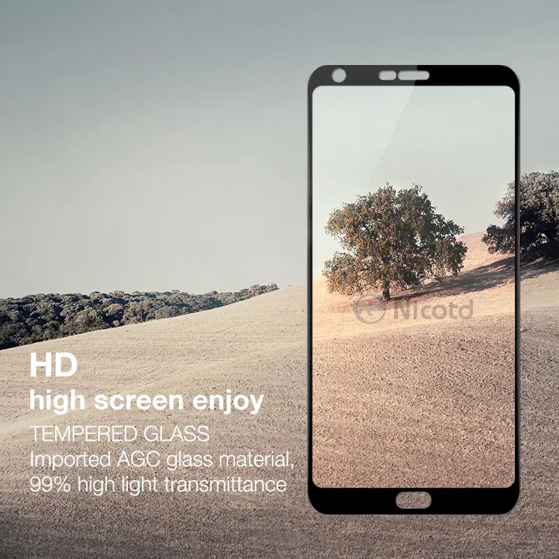 Протектор экрана nicodd Оригинал Полное покрытие для LG G6 закаленное стекло защитная