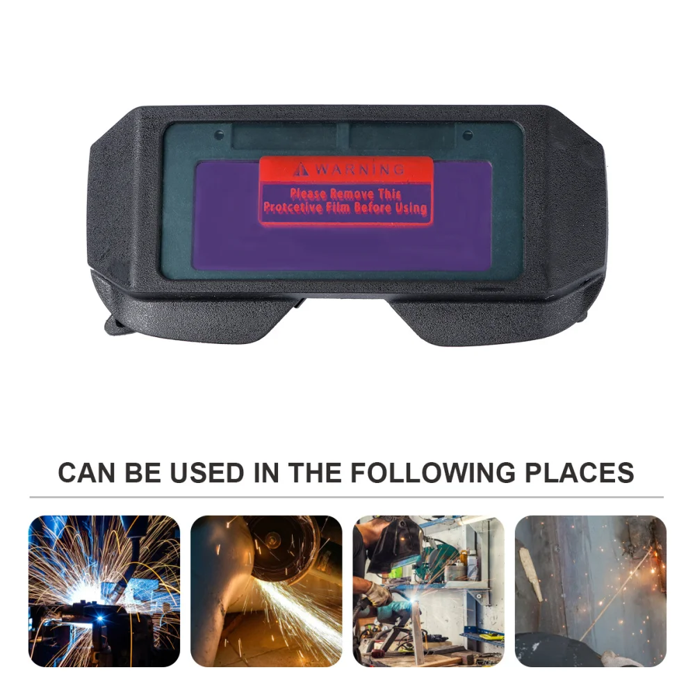 

Solar Powered Auto Darkening Welding Goggle Auto Darken Filter Safety Protective Welding Glasses Mask Helmet Eyes Goggles Anti-f