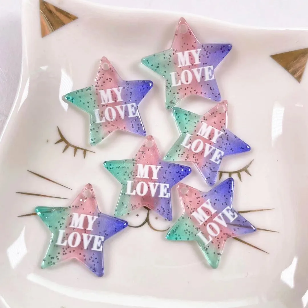 

10 шт., 25 мм акриловые серьги со смайликом