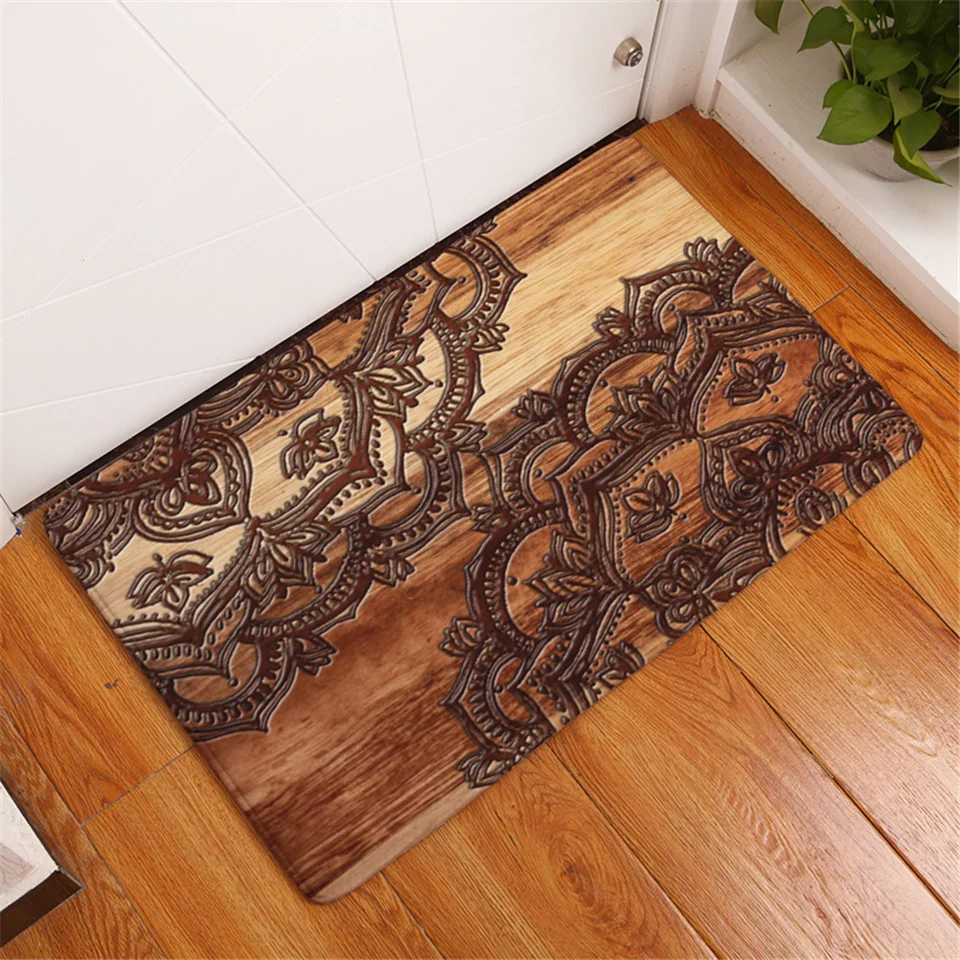 

Bohemia Mandala Carpet Polyester Carpet Non Slip Floor Mat Bedroom Bathroom Door Floor Mat